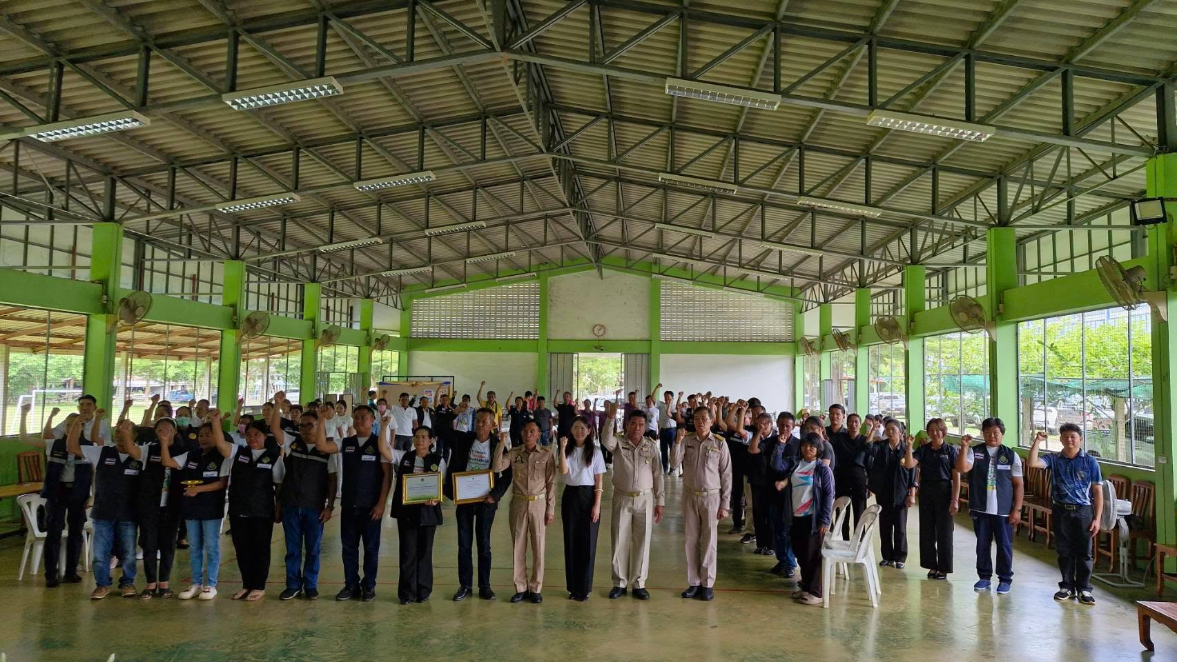 สพอ.เขาฉกรรจ์ เข้าร่วมกิจกรรมศูนย์ส่งเสริมพัฒนาประชาธิปไตย (ศส.ปชต.) ขับเคลื่อนกิจกรรมส่งเสริมวิถีประชาธิปไตย